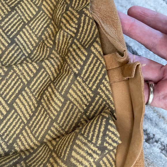 Gorgeous vintage leather lined belted jacket - Picture 11 of 13